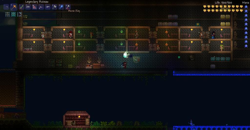 Trading Bone Key in Terraria for steam trading cards General Gaming