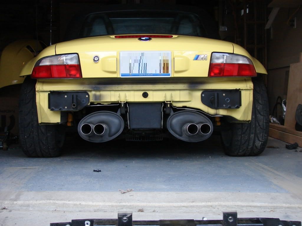 Bmw z3 rear bumper removal #7