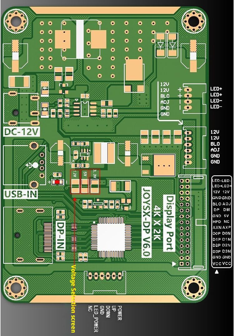 Controller Driver Display Board 30 40 Pin Edp 4k