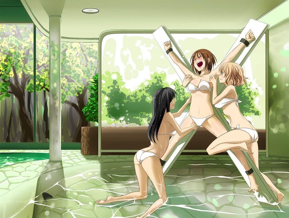 Yuri anime girls bikini free porn pics