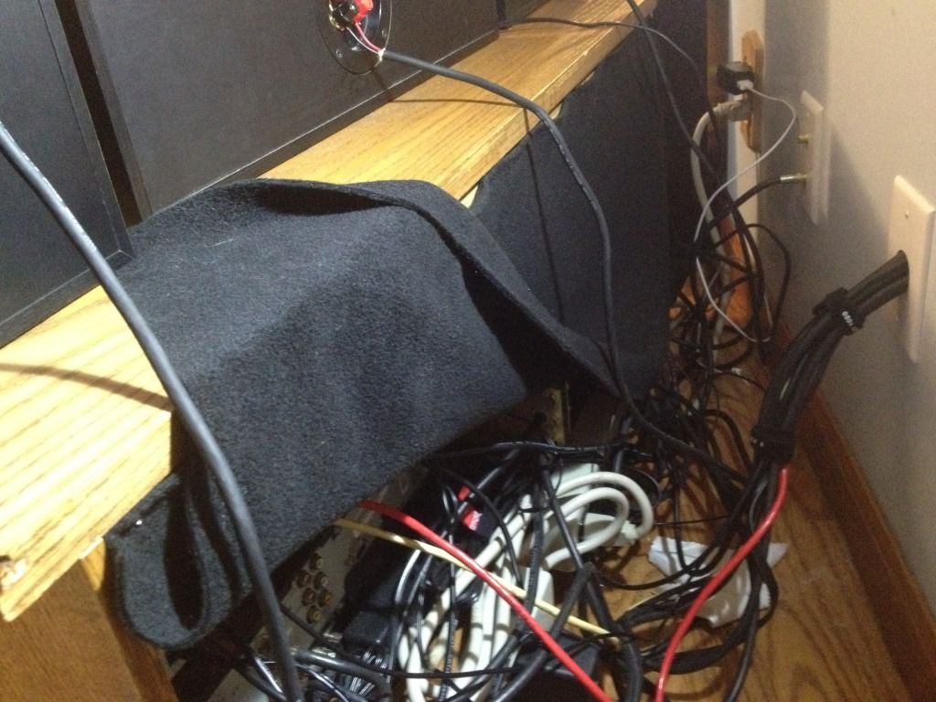Hiding exposed wires Home Theater The Klipsch Audio Community