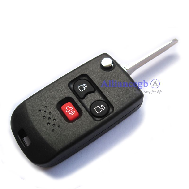 FLIP REMOTE KEY SHELL CASE FOR HONDA PILOT CR-V ACCORD FIT CIVIC 2 BUTTONS