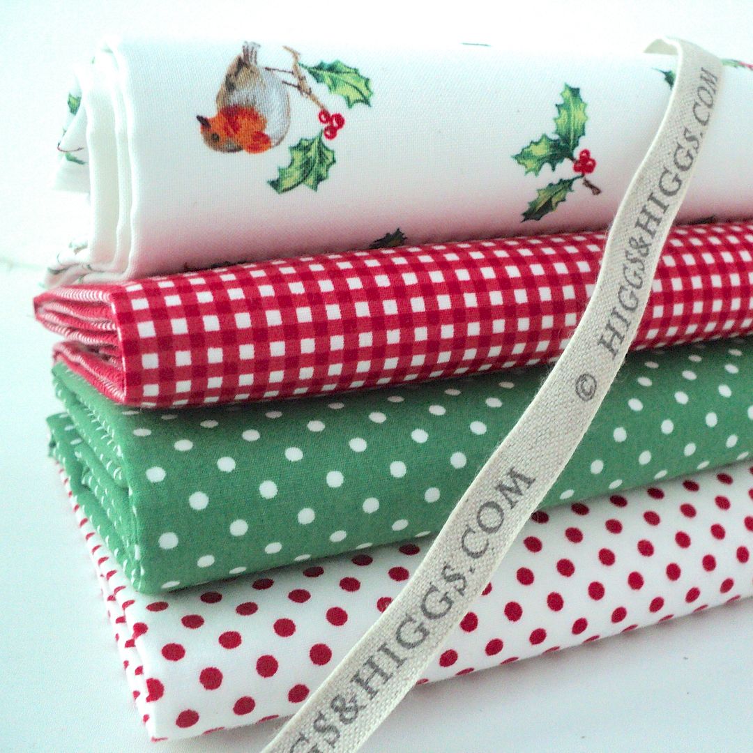 Christmas Fabric Bundles 100 Cotton Scandi Nordic Retro Bundle Fat