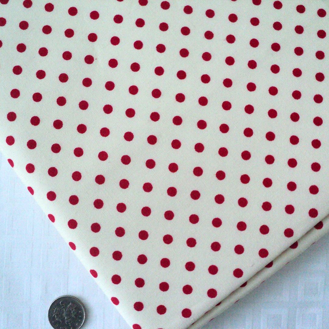 Mod 4mm Dot 100 Cotton Fabric Polka Spot Poplin Dots Spots Retro