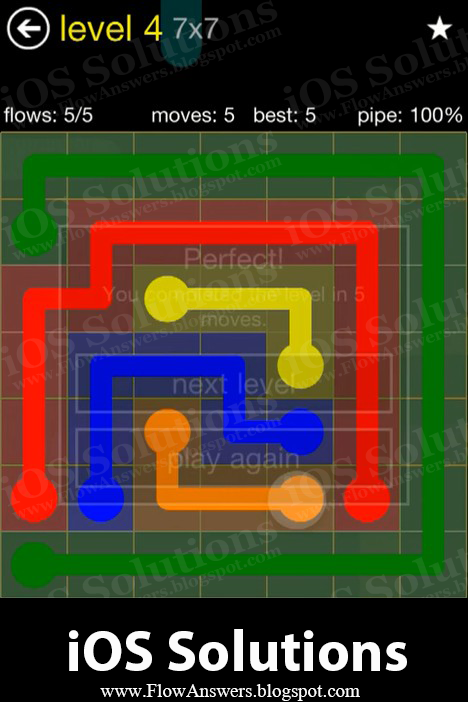 Flow Free 7x7 Level 4