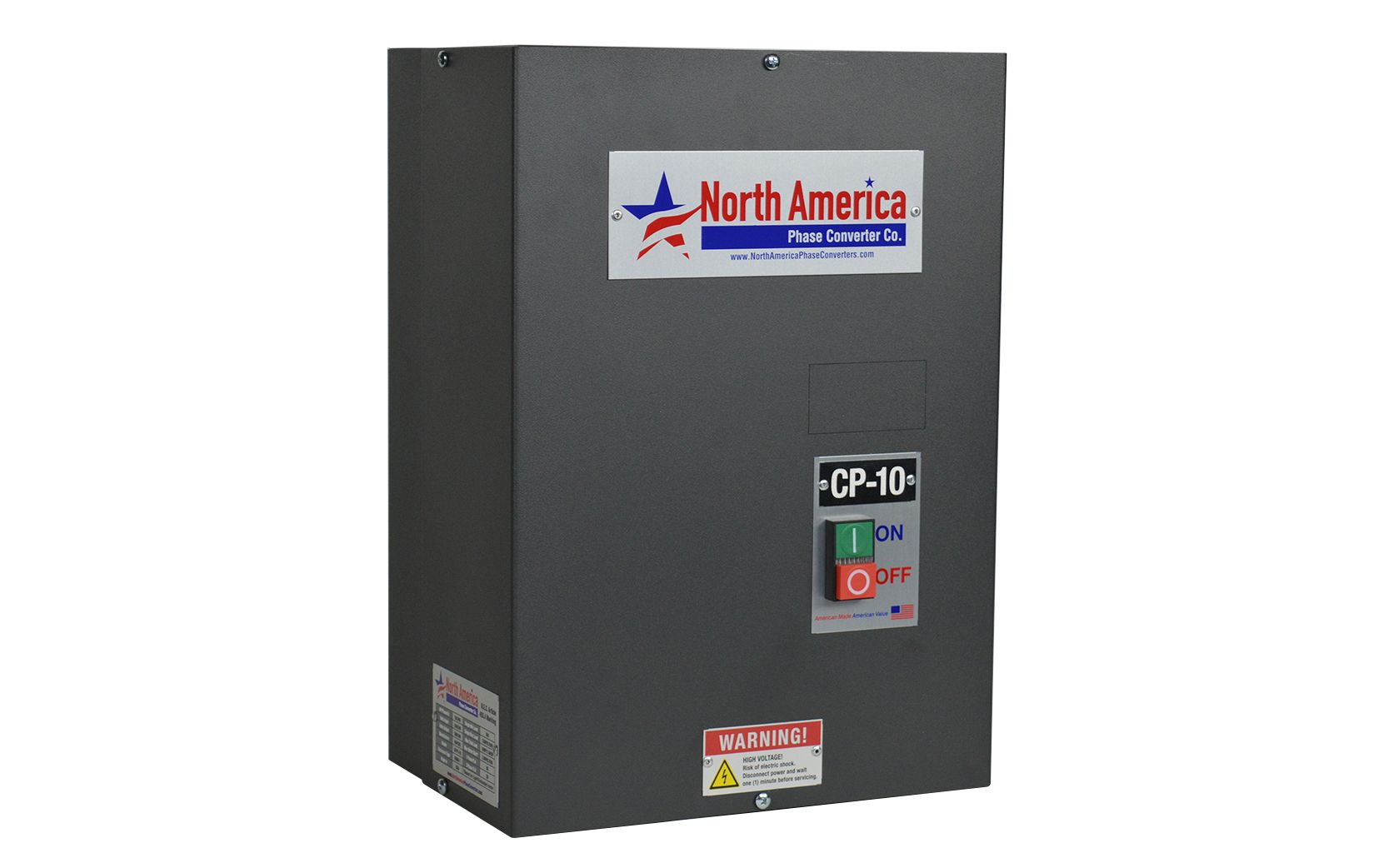 CP10 ProLine 10HP Rotary Phase Converter Control Panel Loaded with