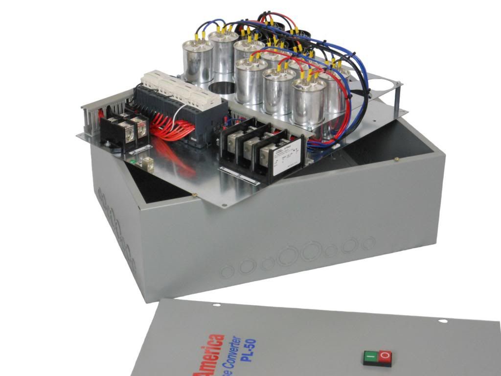 Rotary Phase Converter PL40 ProLine 40HP BuiltIn Starter, Made In USA