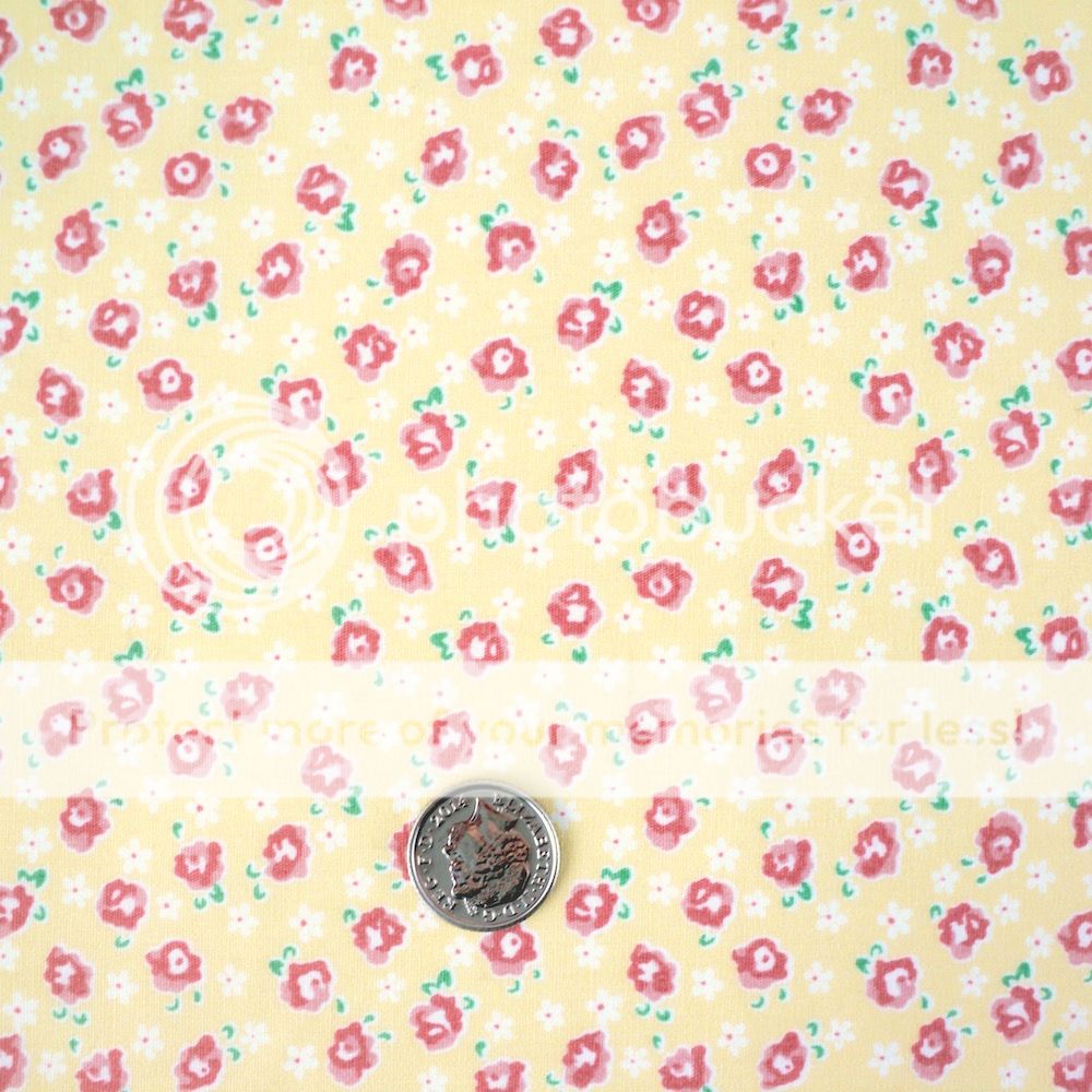 MILLY SMALL FLORAL - 100% COTTON FABRIC patchwork fashion | eBay
